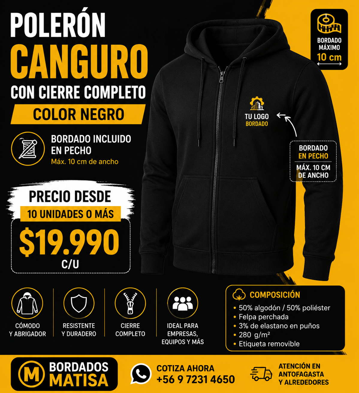 Capucha Cierre