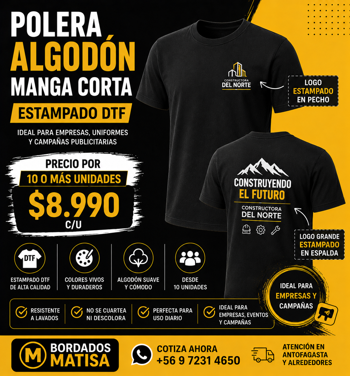Polera MC DTF