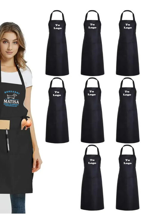 Delantal para Chef, Barbería y Trabajo – Personalizable